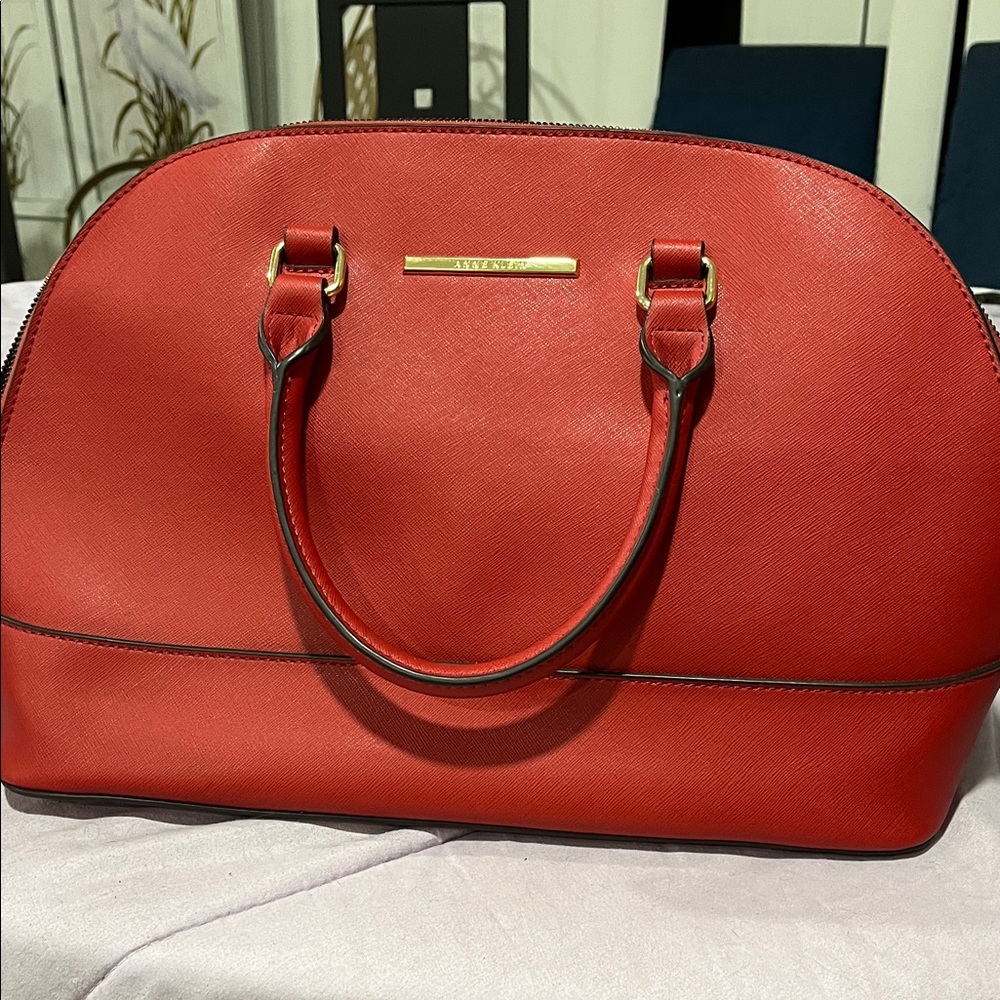 Anne Klein Red Satchel Bag